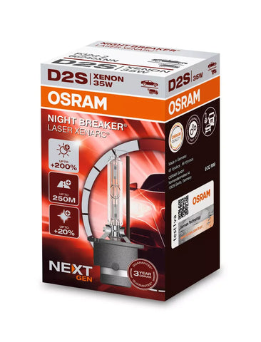 Osram D2S Xenarc Night Breaker Laser Next Gen (single) 66240XNN